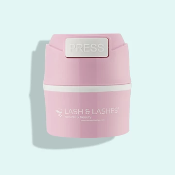 Lash&amp;Lashes Ragasztótartó Konténer - Rózsaszín