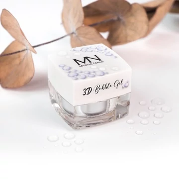MN Köröm zselé clear 4gr bubble 3D