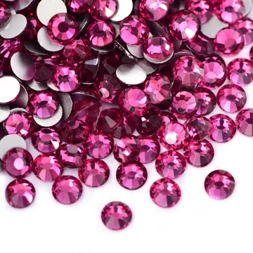 ZD Díszítő kő SS3 Fuchsia 100db