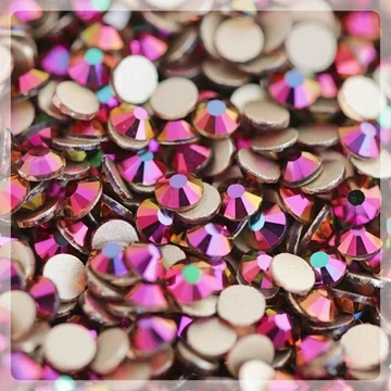 ZD Díszítő kő SS3 Metal rainbow 100db