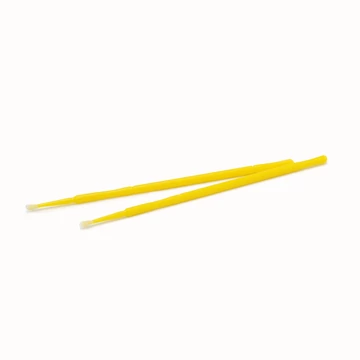 Applikátor pálca 2,5mm -es fejű - sárga, 20db