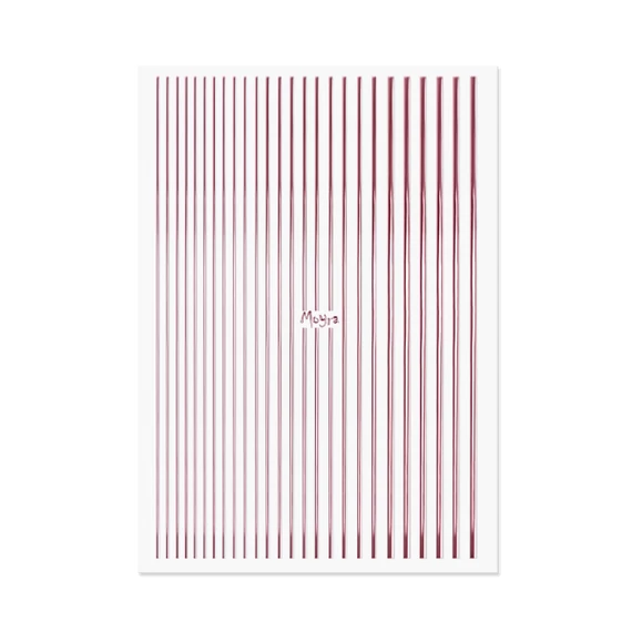 MO Körömdísz csíkok 03 rose gold