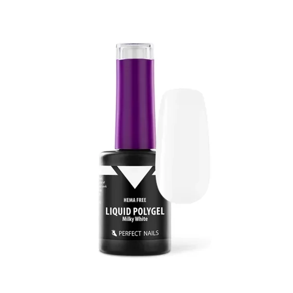 PRN Géllakk alap 8ml Polygel Milky White