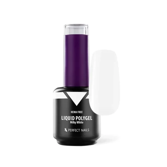 PRN Géllakk alap 15ml Polygel Milky Whit