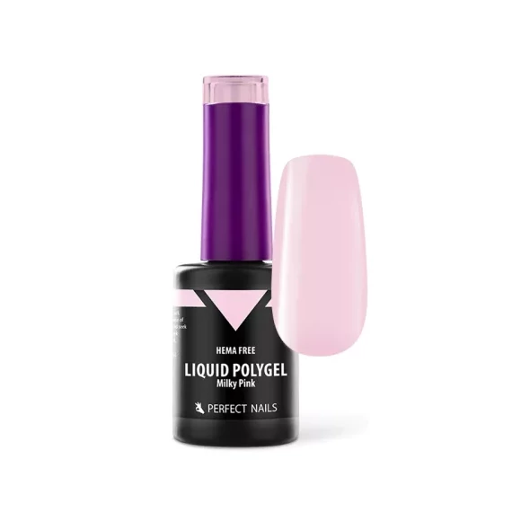 PRN Géllakk alap 8ml Polygel Milky Pink