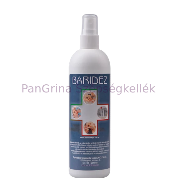 Baridez spray, eszköz és felület fertőtlenítőszer 250ml.