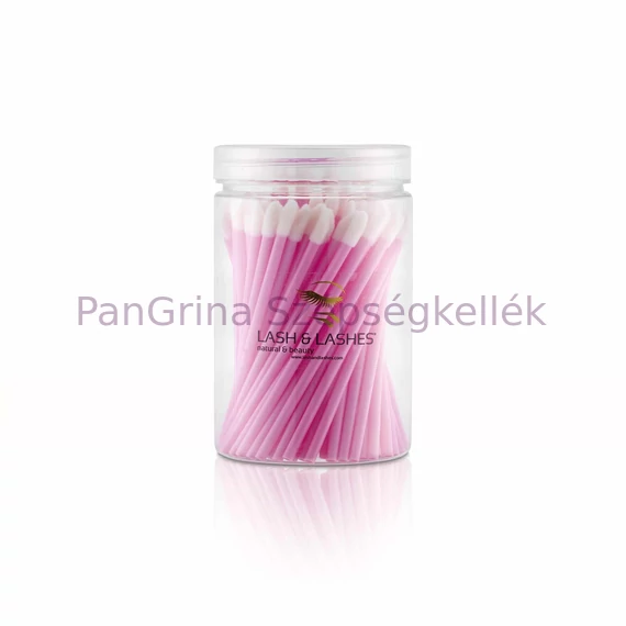 Szöszmentes applikátor pálca. - Rózsaszín, 100db