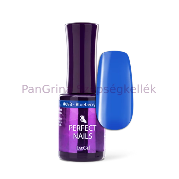 PRN LacGel #098 Gél Lakk 8ml - Blueberry Blue - Fashion Trend Fall