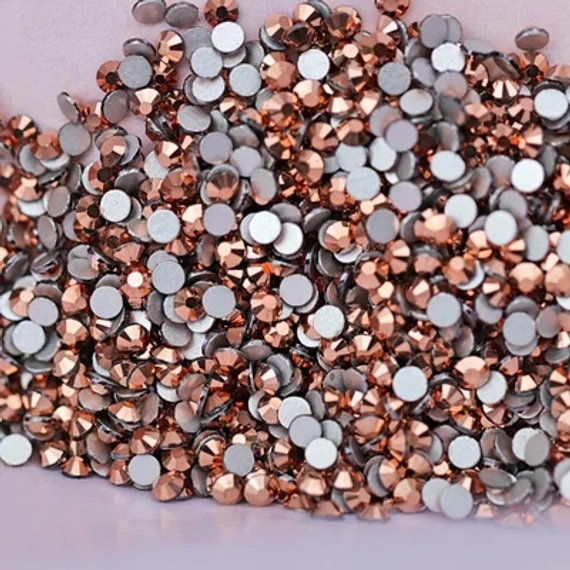 ZD Díszítő kő SS5 Rose gold 100db